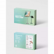 JC Desktop Magnetic Stand - разтягаща се магнитна поставка за бюро за смартфони и таблети (сребрист) 9