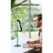 JC Desktop Magnetic Stand - разтягаща се магнитна поставка за бюро за смартфони и таблети (сребрист) 4