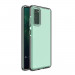 Spring TPU Gel Cover Case - силиконов (TPU) калъф за Samsung Galaxy S21 FE (прозрачен-черен)  1