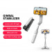 JC Gimbal Stabilizer Selfie Stick Tripod L09 -  захващащ стабилизатор за смартфони с възможност за трипод и селфи стик (бял) 2