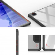 DUX DUCIS Toby Tablet Case - удароустойчив хибриден кейс за Samsung Galaxy Tab A7 10.4 (2020) (черен-прозрачен) 4