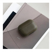 Uniq Terra Genuine Leather Case for Apple AirPods Pro (black) 1