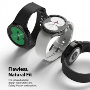 Ringke Bezel Styling Stainless Steel - рамка от неръждаема стомана с висока степен на защита за Samsung Galaxy Watch 5, Galaxy Watch 4 40мм (сребрист) 2
