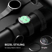 Ringke Bezel Styling Stainless Steel - рамка от неръждаема стомана с висока степен на защита за Samsung Galaxy Watch 4 40мм (сребрист)  4