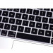 JC Keyboard Silicone Cover - силиконов протектор за клавиатурата на MacBook Air 13 (2020) (EU стандарт) (черен) 5