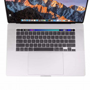 JC Keyboard Silicone Cover - силиконов протектор за клавиатурата на MacBook Pro 13 (2020) (EU стандарт) (прозрачен-мат) 2