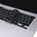 JC Keyboard Silicone Cover - силиконов протектор за клавиатурата на MacBook Pro 13 M2 (2022), Pro 13 M1 (2020), Pro 13 Intel (2020), MacBook Pro 16 (2019)  (EU стандарт) (черен) 3