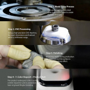 Ringke Bezel Styling Stainless Steel - рамка от неръждаема стомана с висока степен на защита за Samsung Galaxy Watch 4 40мм (черен)  8