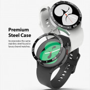 Ringke Bezel Styling Stainless Steel - рамка от неръждаема стомана с висока степен на защита за Samsung Galaxy Watch 4 40мм (черен)  1