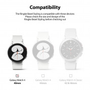 Ringke Bezel Styling Stainless Steel - рамка от неръждаема стомана с висока степен на защита за Samsung Galaxy Watch 4 40мм (черен)  10
