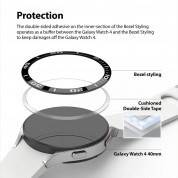 Ringke Bezel Styling Stainless Steel - рамка от неръждаема стомана с висока степен на защита за Samsung Galaxy Watch 4 40мм (черен)  6