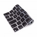 JC Keyboard Silicone Cover - силиконов протектор за клавиатурата на MacBook Air 13 M2 (2022), MacBook Pro 14, MacBook Pro 16 (2021) (EU стандарт) (черен) 2