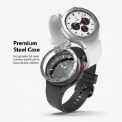 Ringke Bezel Styling Stainless Steel - рамка от неръждаема стомана с висока степен на защита за Samsung Galaxy Watch 4 Classic 42мм (сребрист) 4