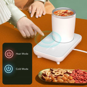 JC Wireless Charger with Warmer and Cooler - поставка (пад) за безжично зареждане за Qi съвместими мобилни устройства и поставка за затопляне или охлаждане на чаша (черен) 2