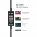 AV-Line Digital Display Lightning USB Cable - USB Lightning кабел с измерване на ток, напрежение и консумация за iPhone, iPad и iPod с Lightning порт (черен) 2