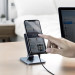 Ugreen Foldable Multi-Angle Smartphone Stand - сгъваема алуминиева поставка за мобилни телефони и таблети до 7.2 инча (тъмносив) 3
