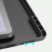 DUX DUCIS Domo Tablet Case - полиуретанов кейс с поставка и отделение за Xiaomi Mi Pad 5 Pro, Mi Pad 5 (черен) 14