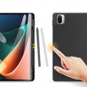 DUX DUCIS Domo Tablet Case - полиуретанов кейс с поставка и отделение за Xiaomi Mi Pad 5 Pro, Mi Pad 5 (черен) 2