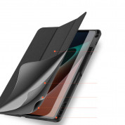 DUX DUCIS Domo Tablet Case - полиуретанов кейс с поставка и отделение за Xiaomi Mi Pad 5 Pro, Mi Pad 5 (черен) 6