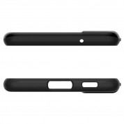 Spigen Thin Fit Case - качествен тънък матиран кейс за Samsung Galaxy S21 FE (черен) 9