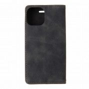 Tactical Xproof Flip Case - кожен калъф с поставка и отделение за кр. карти за iPhone 13 mini (черен) 1