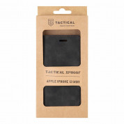 Tactical Xproof Flip Case - кожен калъф с поставка и отделение за кр. карти за iPhone 13 mini (черен) 3