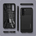 Spigen Rugged Armor Case - тънък качествен силиконов (TPU) калъф за Samsung Galaxy S21 FE (черен) 11