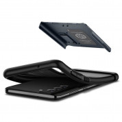 Spigen Slim Armor Case - хибриден кейс с висока степен на защита за Samsung Galaxy S21 FE (тъмносив) 5