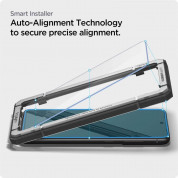 Spigen Glass.Tr Align Master Tempered Glass - калено стъклено защитно покритие за дисплей на Samsung Galaxy S21 FE (прозрачен) (2 броя) 8