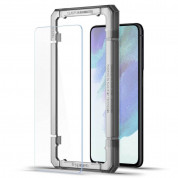 Spigen Glass.Tr Align Master Tempered Glass - калено стъклено защитно покритие за дисплей на Samsung Galaxy S21 FE (прозрачен) (2 броя) 6