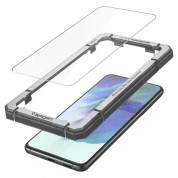 Spigen Glass.Tr Align Master Tempered Glass - калено стъклено защитно покритие за дисплей на Samsung Galaxy S21 FE (прозрачен) (2 броя) 5