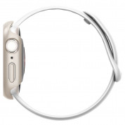 Spigen Thin Fit Case - качествен твърд кейс за Apple Watch 7 41мм (златист) 3