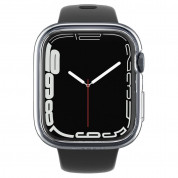 Spigen Thin Fit Case - качествен твърд кейс за Apple Watch 9 45мм, Apple Watch 8 45мм, Apple Watch 7 45мм (прозрачен) 5