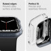 Spigen Thin Fit Case - качествен твърд кейс за Apple Watch 9 45мм, Apple Watch 8 45мм, Apple Watch 7 45мм (прозрачен) 9