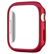 Spigen Thin Fit Case - качествен твърд кейс за Apple Watch 9 45мм, Apple Watch 8 45мм, Apple Watch 7 45мм (червен) 3