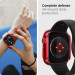Spigen Thin Fit Case - качествен твърд кейс за Apple Watch 9 45мм, Apple Watch 8 45мм, Apple Watch 7 45мм (червен) 10
