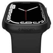 Spigen Thin Fit Case - качествен твърд кейс за Apple Watch 9 45мм, Apple Watch 8 45мм, Apple Watch 7 45мм (черен) 7