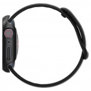 Spigen Thin Fit Case - качествен твърд кейс за Apple Watch 7 45мм (черен) 5