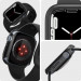 Spigen Thin Fit Case - качествен твърд кейс за Apple Watch 9 45мм, Apple Watch 8 45мм, Apple Watch 7 45мм (черен) 9