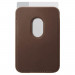 Spigen Valentinus MagSafe Card Holder- кожен портфейл (джоб) за прикрепяне към iPhone с MagSafe (кафяв) 3