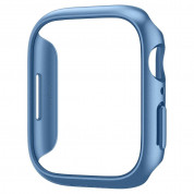 Spigen Thin Fit Case - качествен твърд кейс за Apple Watch 9 45мм, Apple Watch 8 45мм, Apple Watch 7 45мм (син) 2