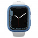 Spigen Thin Fit Case - качествен твърд кейс за Apple Watch 9 45мм, Apple Watch 8 45мм, Apple Watch 7 45мм (син) 6