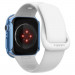 Spigen Thin Fit Case - качествен твърд кейс за Apple Watch 9 45мм, Apple Watch 8 45мм, Apple Watch 7 45мм (син) 4