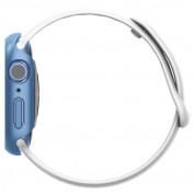 Spigen Thin Fit Case - качествен твърд кейс за Apple Watch 9 45мм, Apple Watch 8 45мм, Apple Watch 7 45мм (син) 4