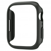 Spigen Thin Fit Case - качествен твърд кейс за Apple Watch 9 45мм, Apple Watch 8 45мм, Apple Watch 7 45мм (тъмнозелен) 3