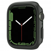 Spigen Thin Fit Case - качествен твърд кейс за Apple Watch 9 45мм, Apple Watch 8 45мм, Apple Watch 7 45мм (тъмнозелен) 1