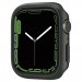 Spigen Thin Fit Case - качествен твърд кейс за Apple Watch 9 45мм, Apple Watch 8 45мм, Apple Watch 7 45мм (тъмнозелен) 2