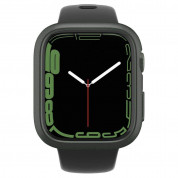 Spigen Thin Fit Case - качествен твърд кейс за Apple Watch 9 45мм, Apple Watch 8 45мм, Apple Watch 7 45мм (тъмнозелен) 6