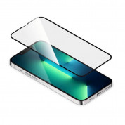 Torrii BodyGlass 3D Full Cover Glass - калено стъклено защитно покритие за целия дисплей на iPhone 13 Pro Max (прозрачен-черен) 2