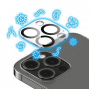 Torrii Bodyglass Anti-Bacterial Camera Lens Protector - предпазно стъклено защитно покритие с антибактериално покритие за камерата на iPhone 13 Pro, iPhone 13 Pro Max (прозрачен)